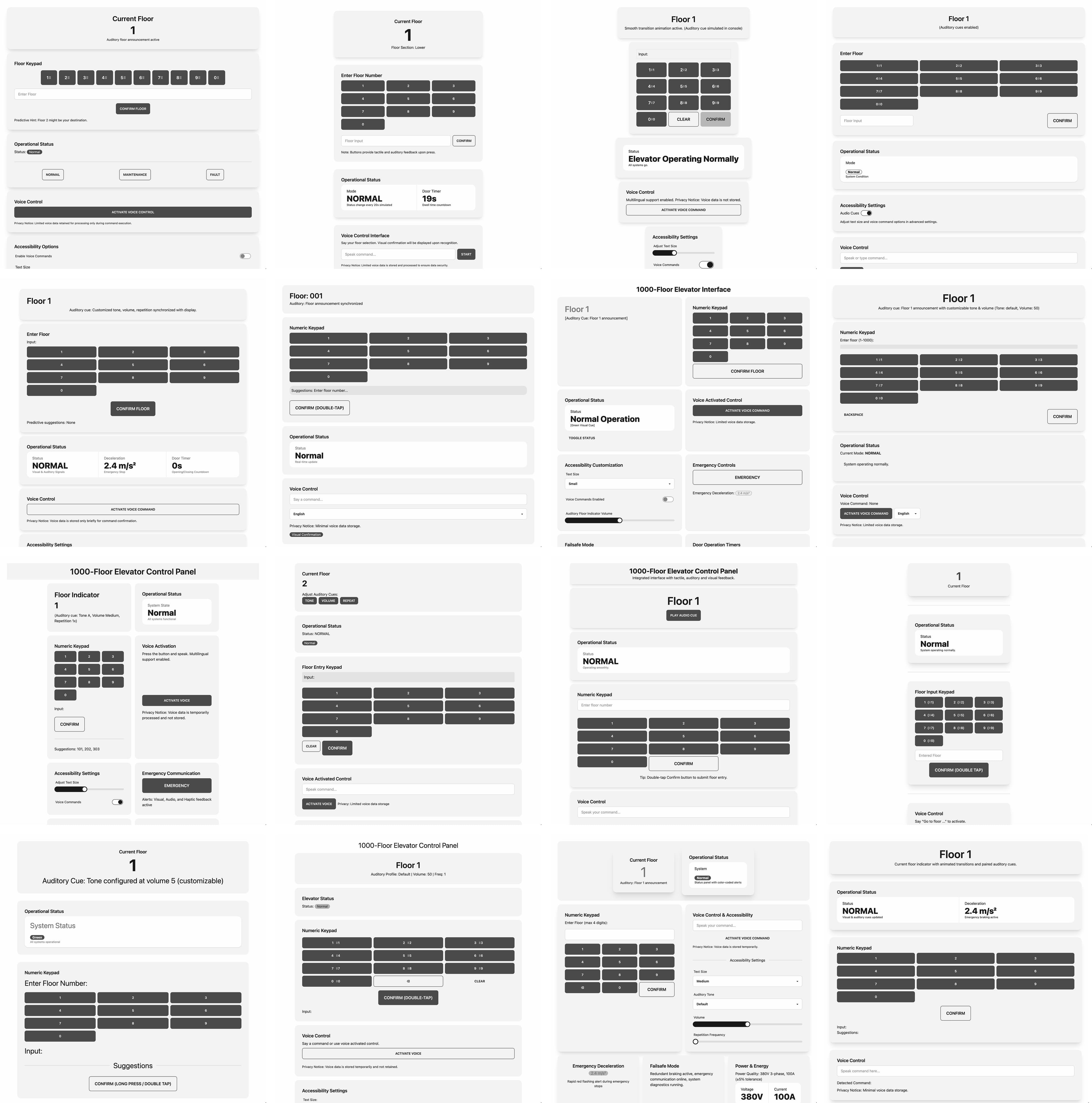 Protosynthetic generated mockups collage