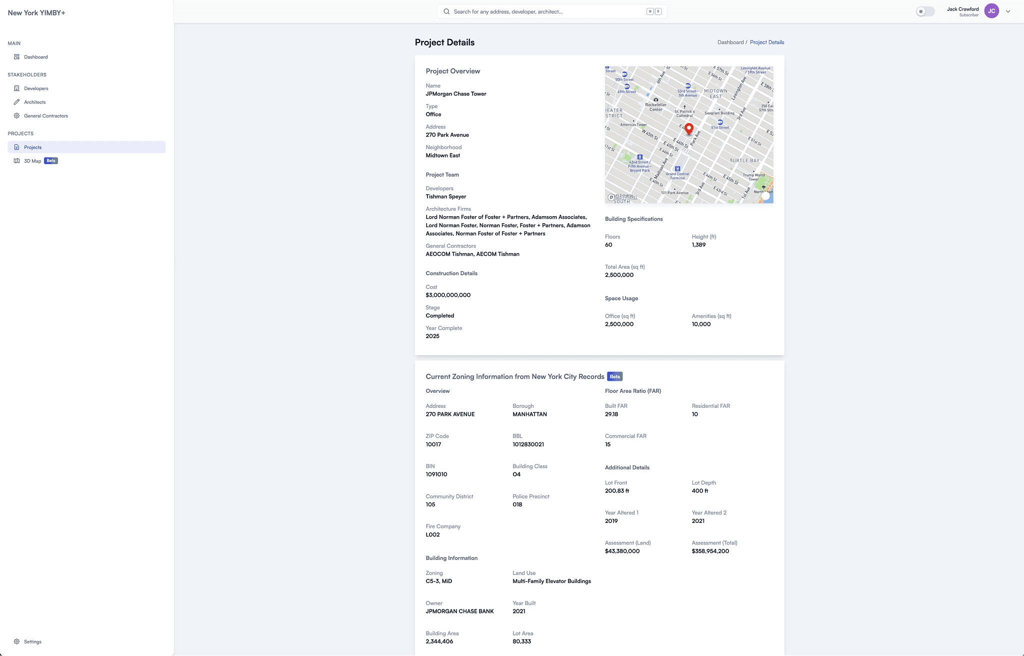 Full regulatory data from NYC records