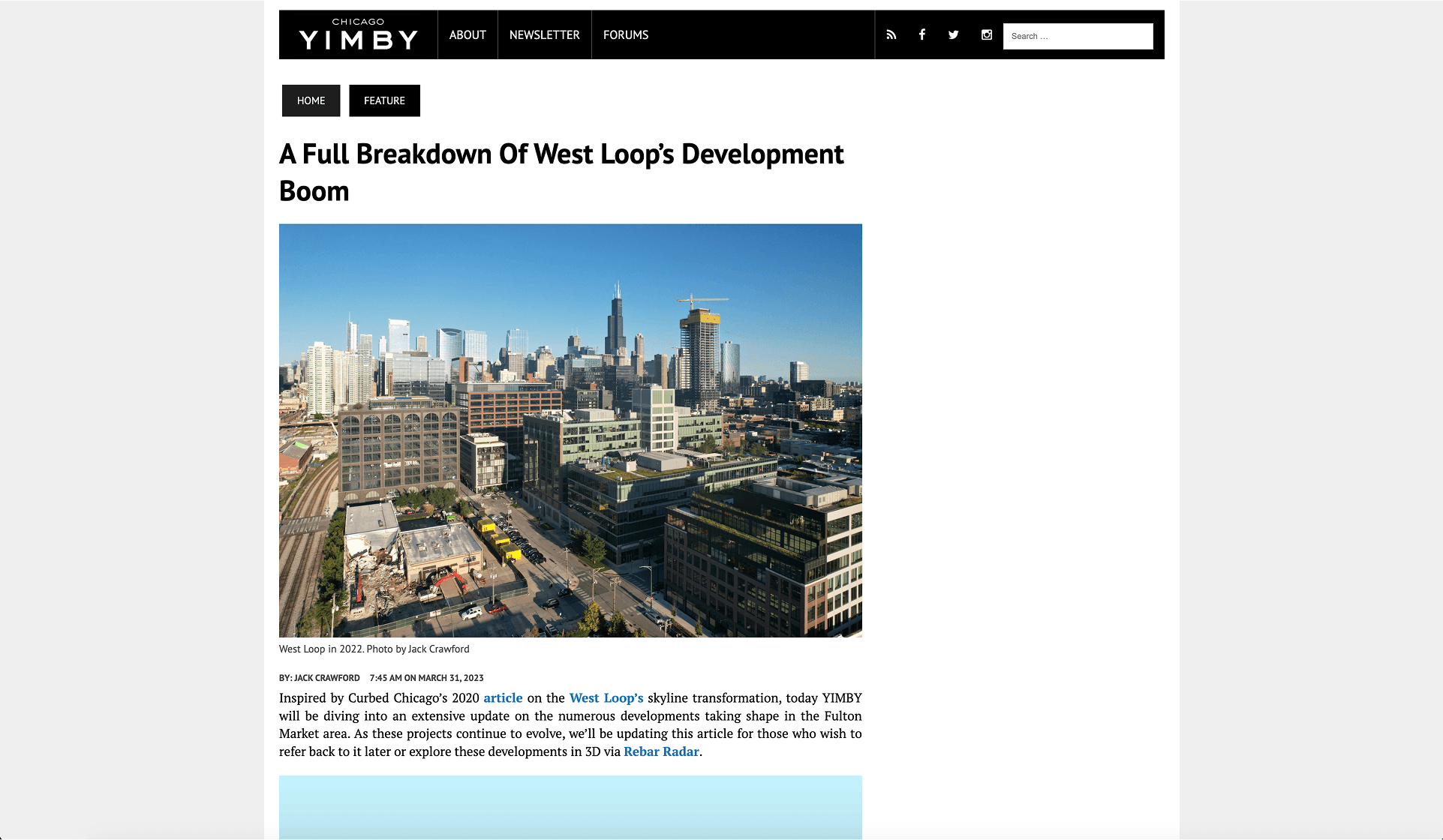 West Loop comprehensive view - all in-development projects