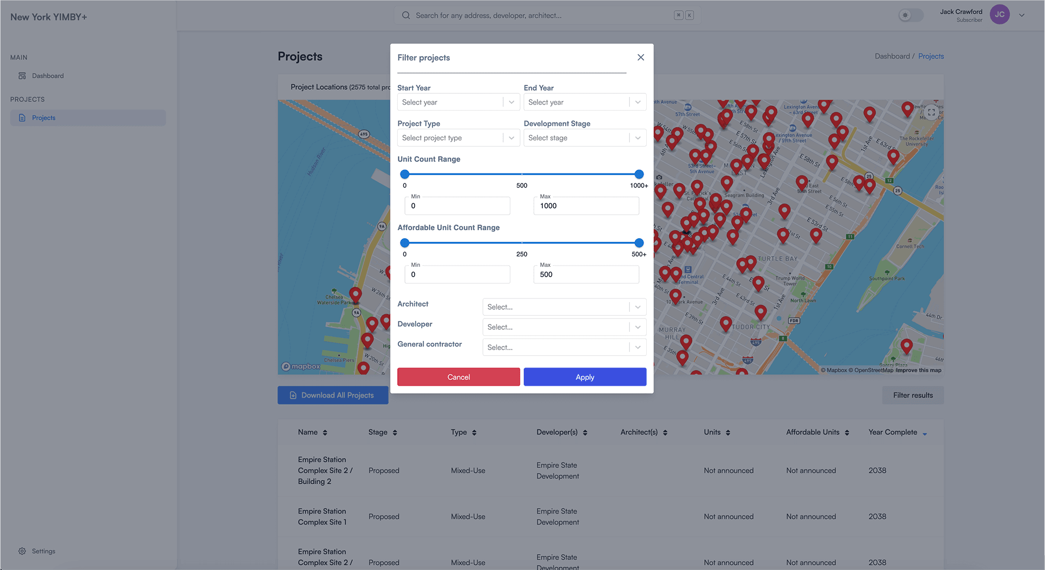 YIMBY+ Advanced filtering system