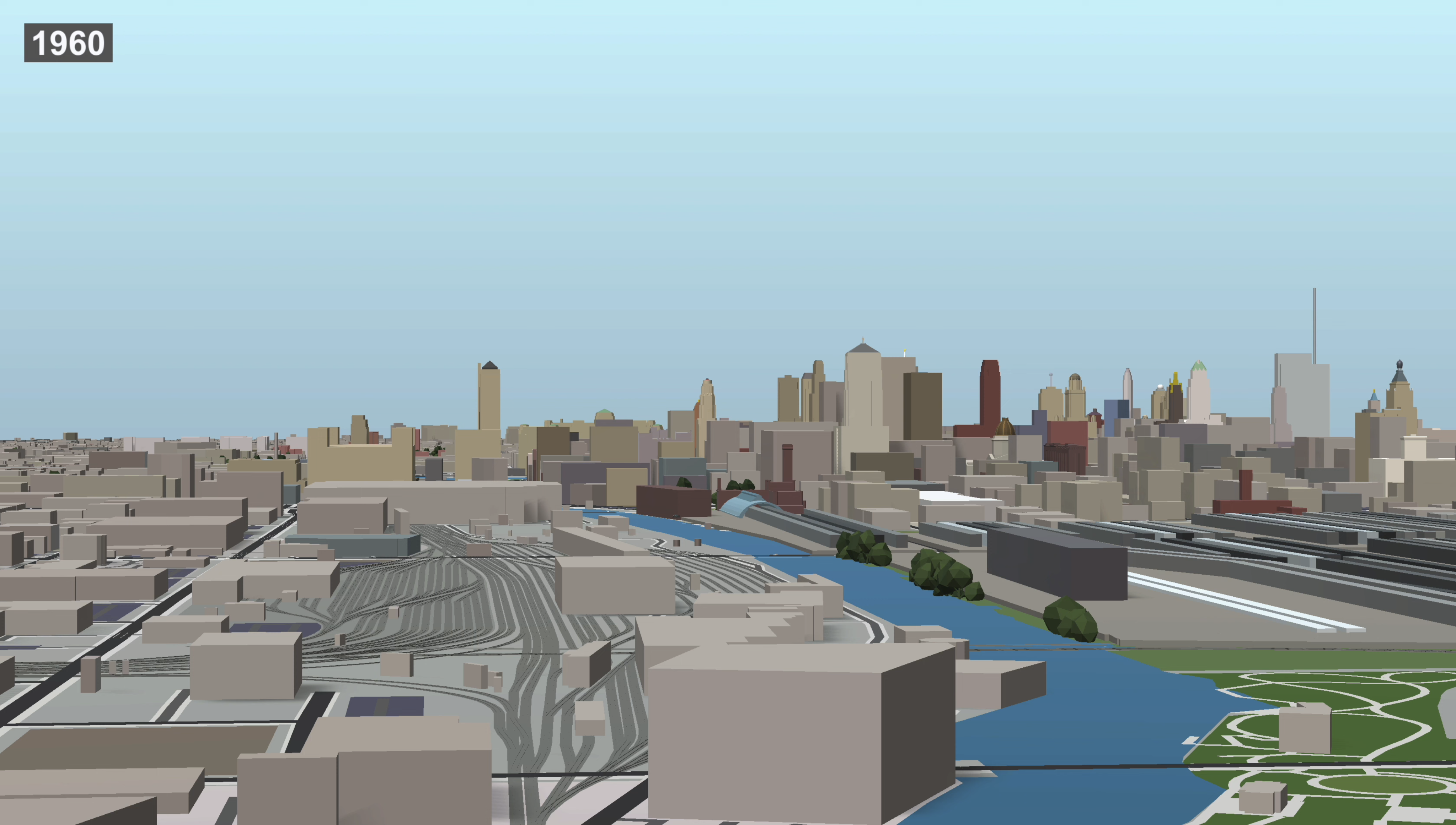 Chicago River Corridor - 1960